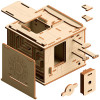 Billeder og fotos af 3D Puzzle Game Space Box. ESC WELT.