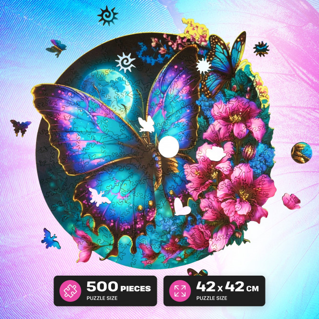 Billeder og fotos af Butterfly puzzle 500 pieces. ESC WELT.