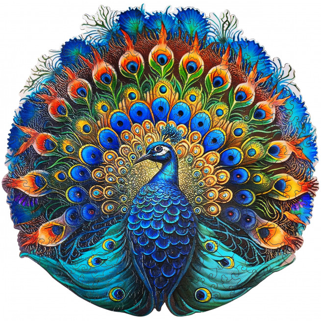 Billeder og fotos af Peacock puzzle 500 pieces. ESC WELT.