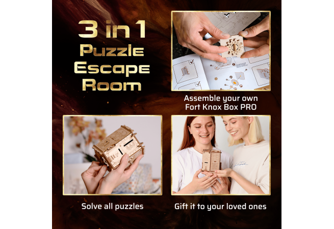 Billeder og fotos af 3D Puzzle Game Fort Knox Box Pro. ESC WELT.