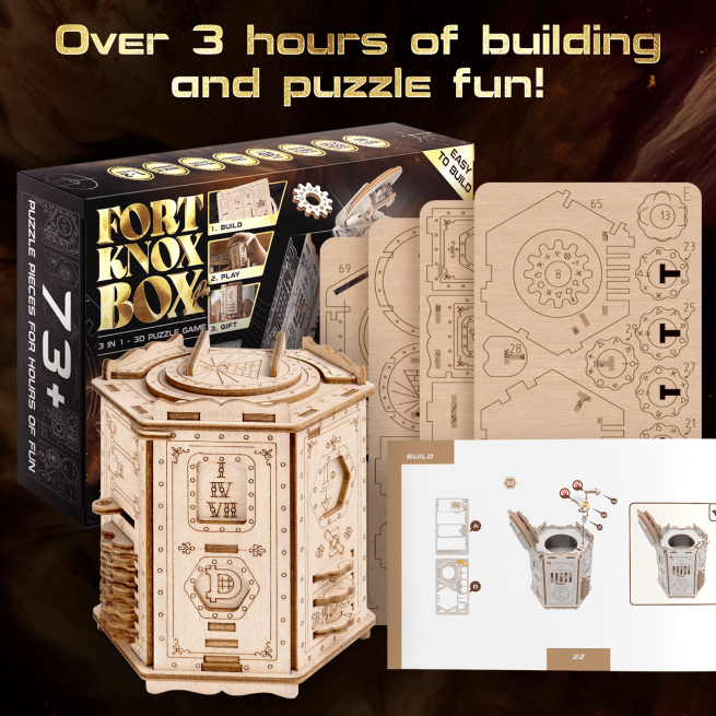 Billeder og fotos af 3D Puzzle Game Fort Knox Box Pro. ESC WELT.