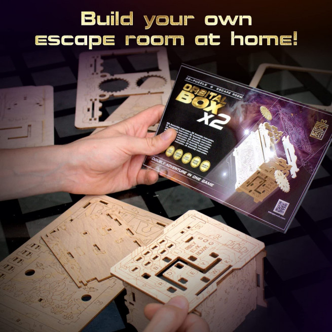 Billeder og fotos af 3D Puzzle Orbital Box. ESC WELT.