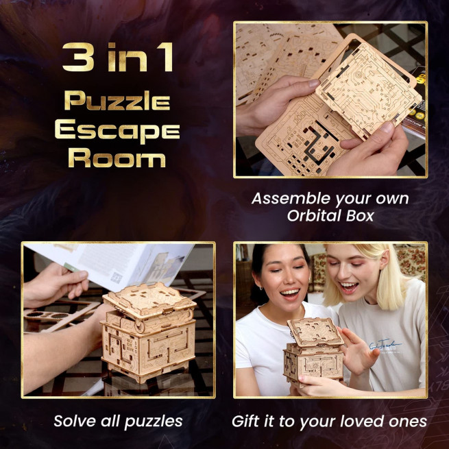 Billeder og fotos af 3D Puzzle Orbital Box. ESC WELT.