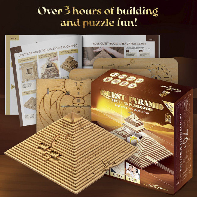 Billeder og fotos af 3D Puzzle Game Quest Pyramid. ESC WELT.