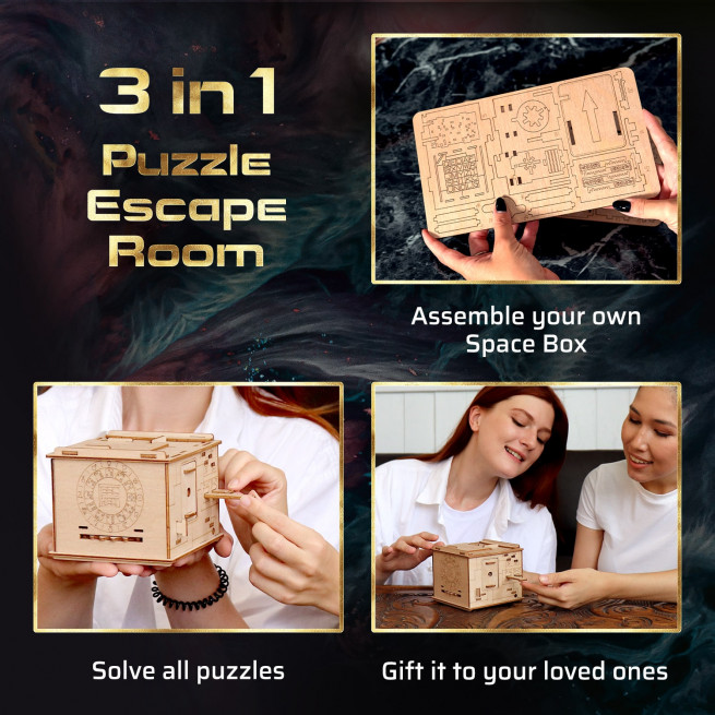 Billeder og fotos af 3D Puzzle Game Space Box. ESC WELT.