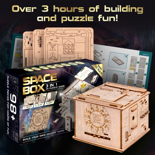 Billeder og fotos af 3D Puzzle Game Space Box. ESC WELT.