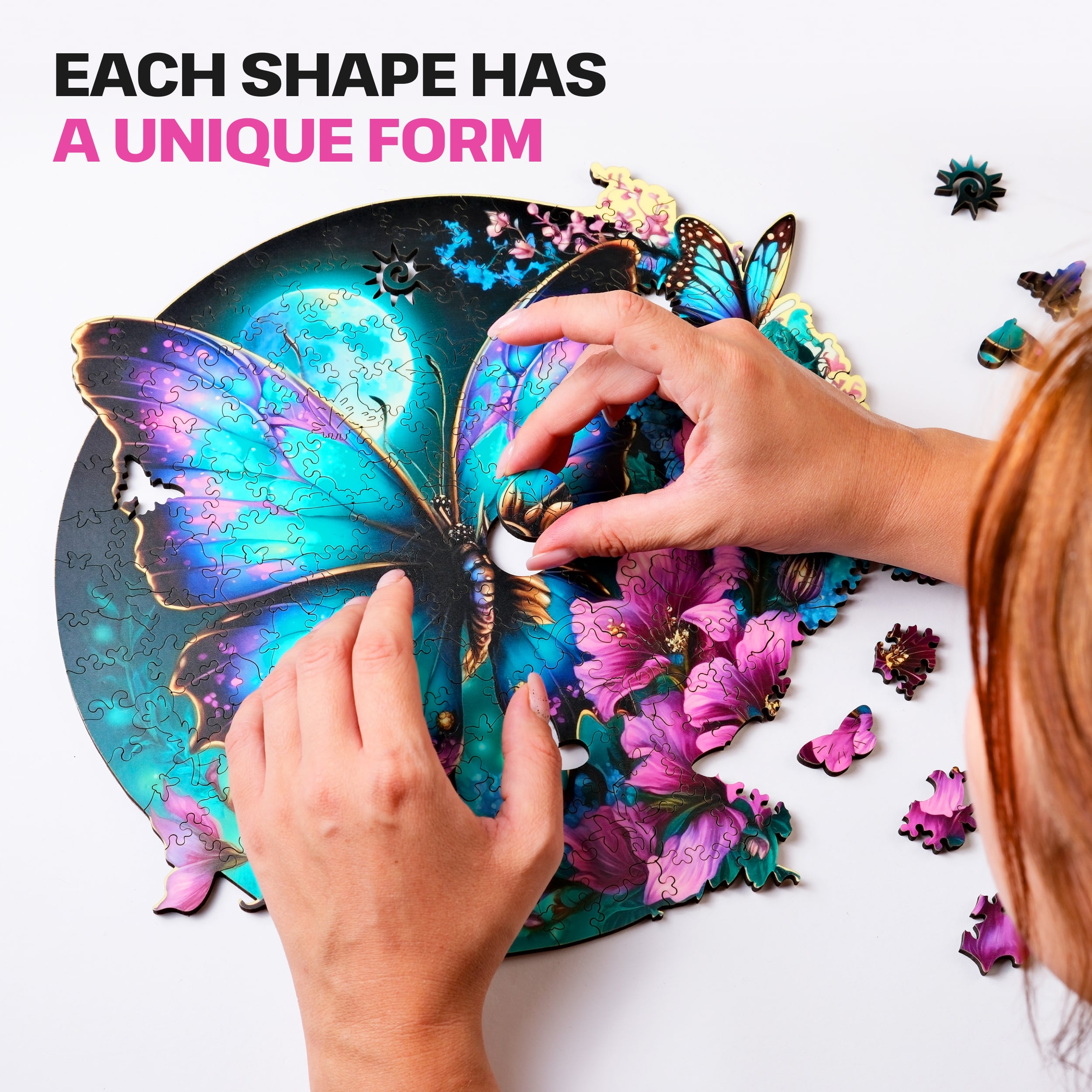 Billeder og fotos af Butterfly puzzle 500 pieces. ESC WELT.