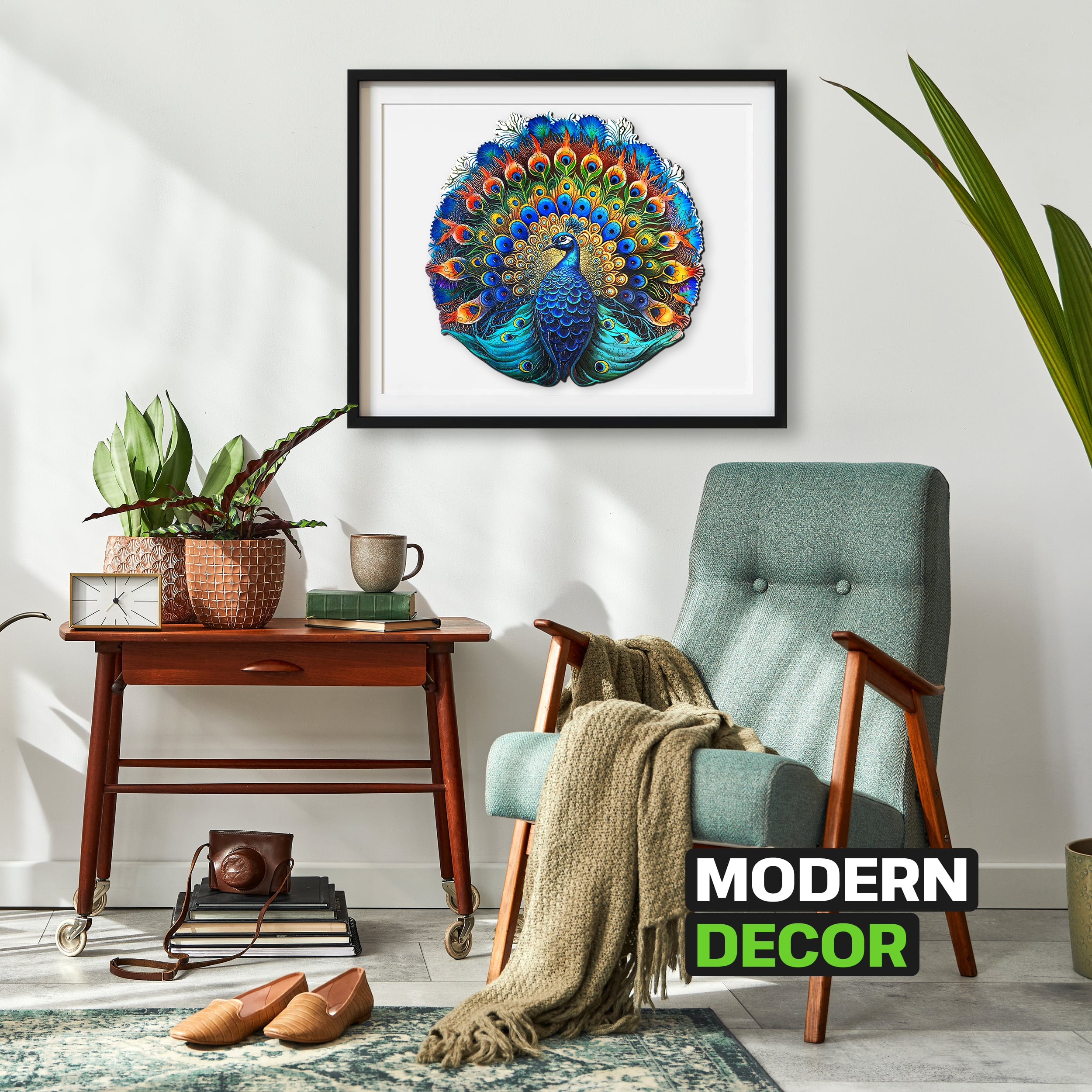 Billeder og fotos af Peacock puzzle 500 pieces. ESC WELT.
