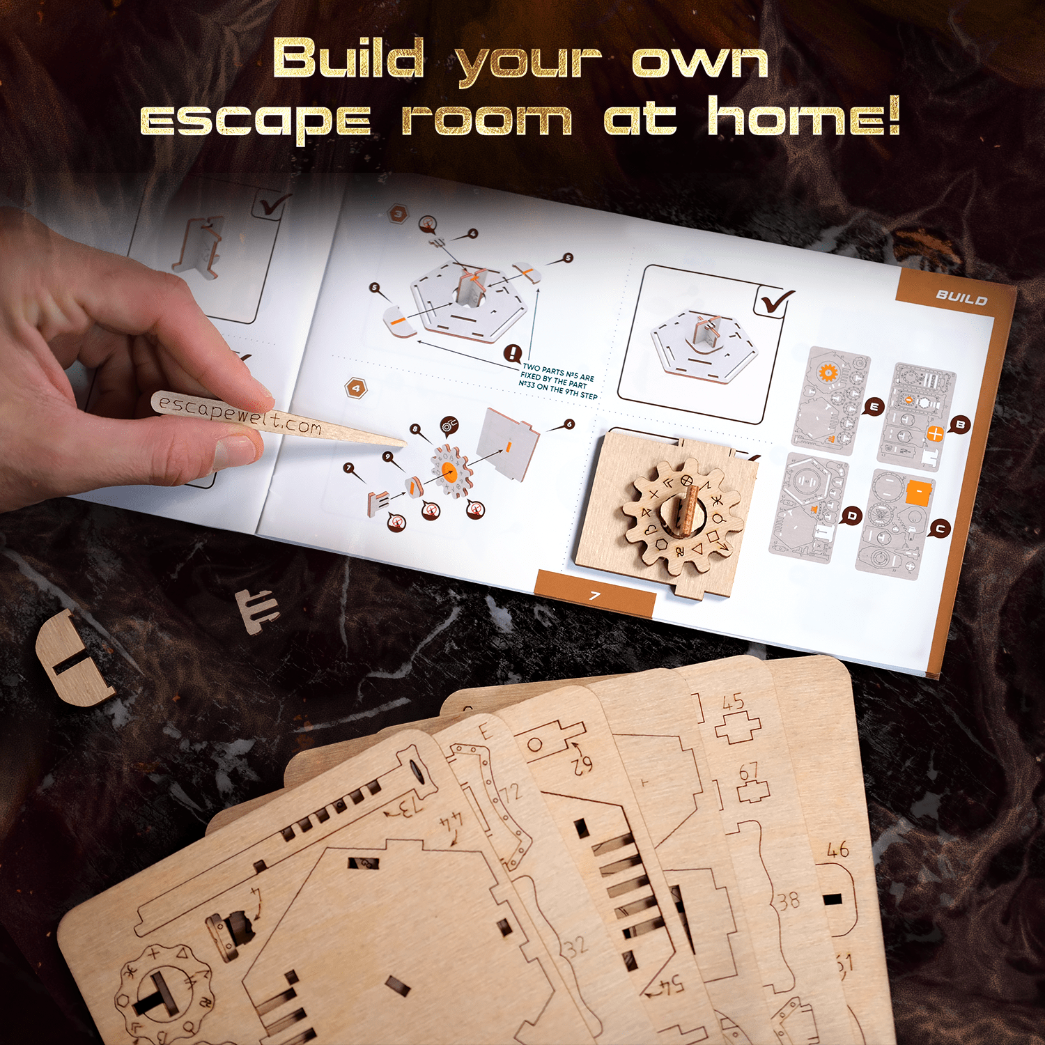 Billeder og fotos af 3D Puzzle Game Fort Knox Box Pro. ESC WELT.