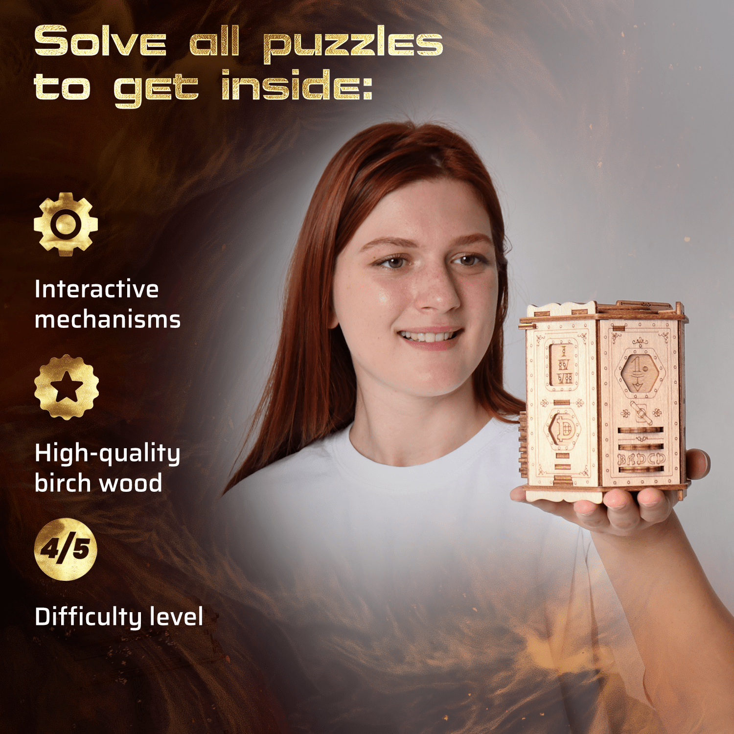 Billeder og fotos af 3D Puzzle Game Fort Knox Box Pro. ESC WELT.