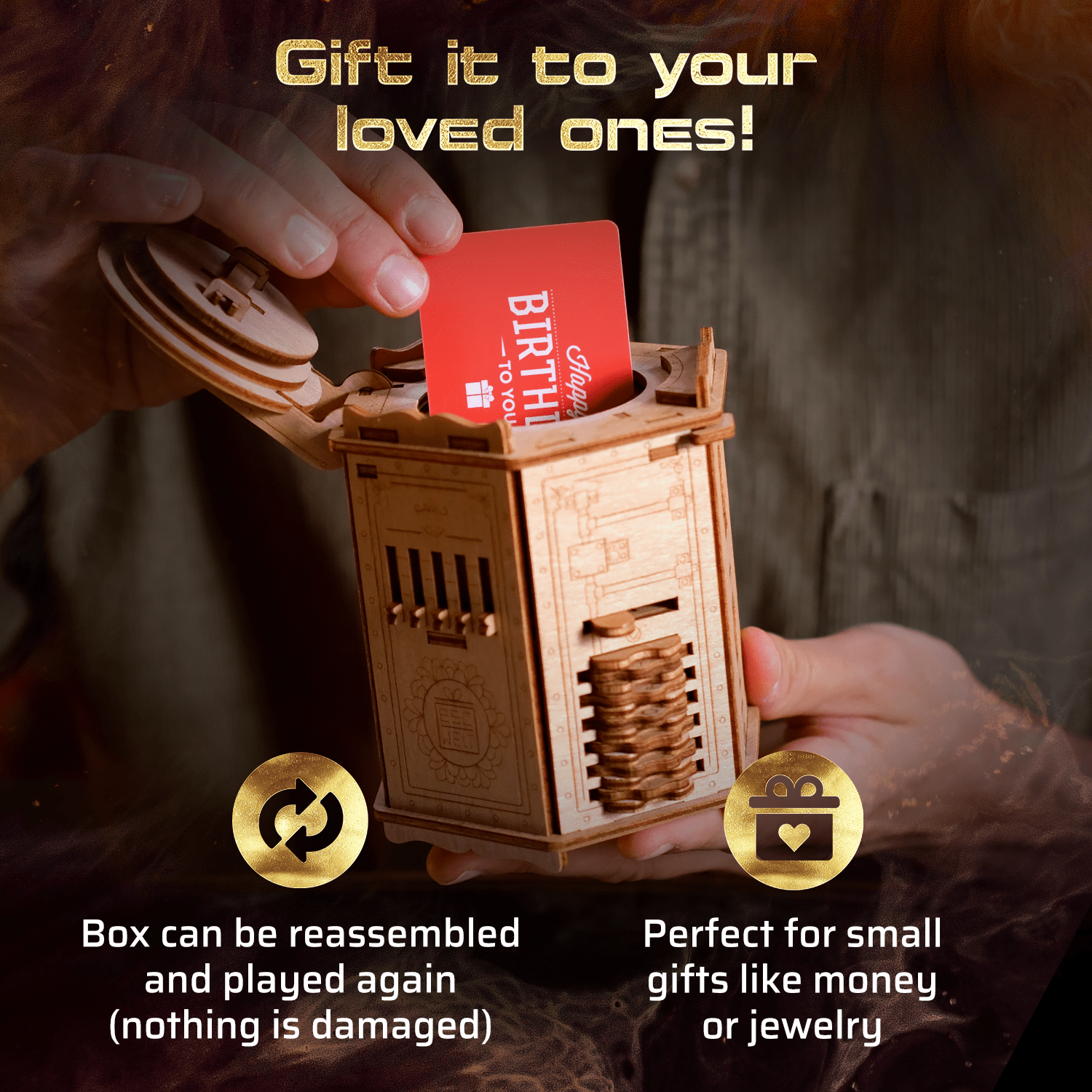 Billeder og fotos af 3D Puzzle Game Fort Knox Box Pro. ESC WELT.